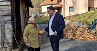 Podjela uskrsnica za bednjanske umirovljenike