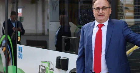 Za Dan grada u Ludbreg stiglo pet električnih autobusa s likovima Gruntovčana