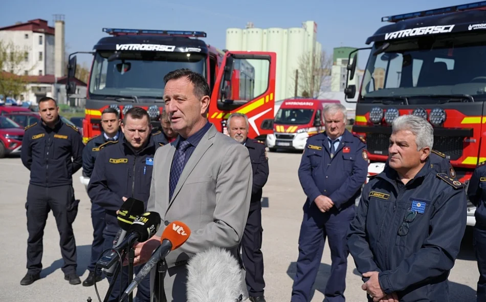 Varaždinskom vatrogascima isporučena dva nova navalna vozila