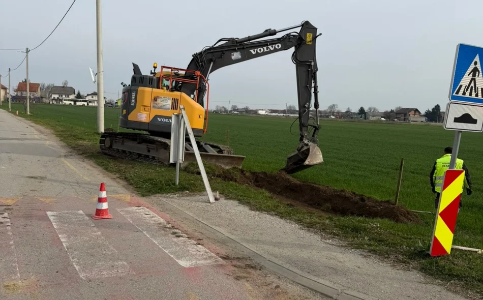 Započeli radovi na izgradnji produžetka nogostupa u Ulici Vladimira Nazora u Vidovcu