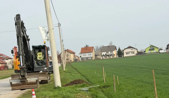 Započeli radovi na izgradnji produžetka nogostupa u Ulici Vladimira Nazora u Vidovcu