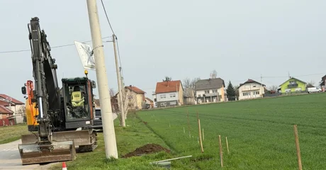 Započeli radovi na izgradnji produžetka nogostupa u Ulici Vladimira Nazora u Vidovcu