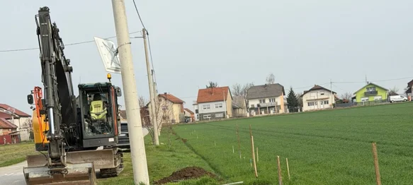 Započeli radovi na izgradnji produžetka nogostupa u Ulici Vladimira Nazora u Vidovcu