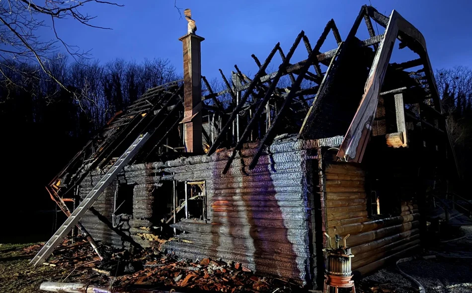 Od prekrasne drvene kuće za najam ostao samo pepeo, šteta 100 000 eura!