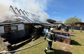 FOTO  Spaljivanje izmaklo kontroli, u velikom požaru izgorio cijeli objekt