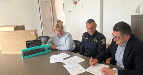 Općina Vidovec donirala računalnu opremu Postaji prometne policije Varaždin