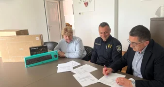 Općina Vidovec donirala računalnu opremu Postaji prometne policije Varaždin