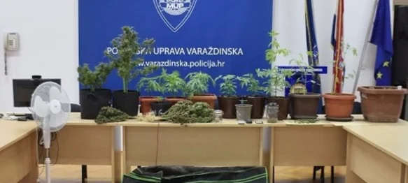Pao dilerski dvojac u Varaždinu: U crnim torbama pronađena hrpa droge