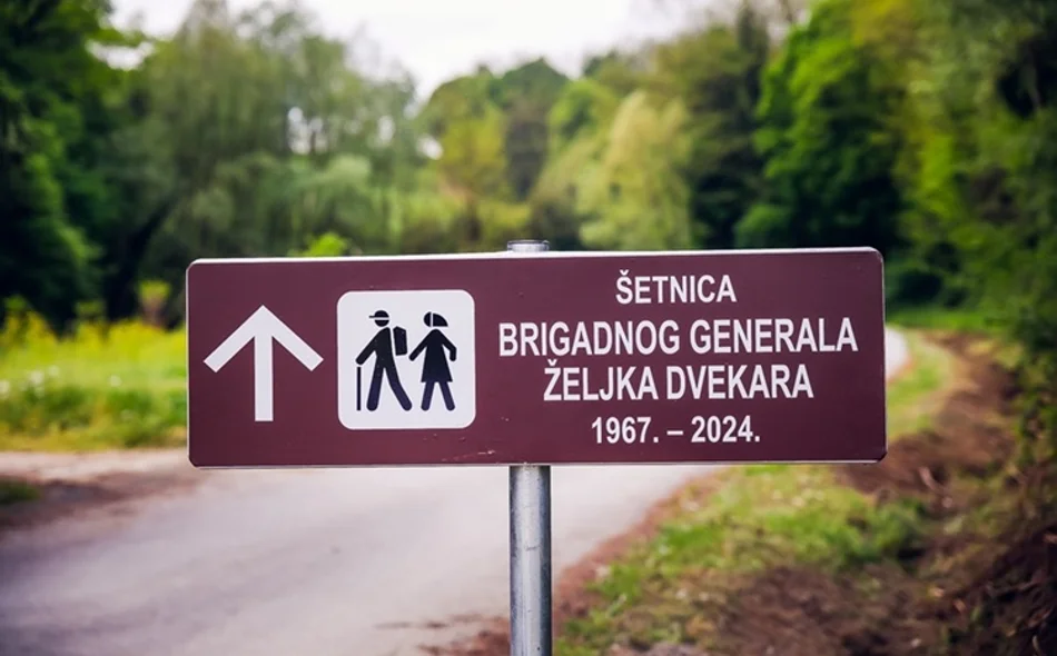 Šetnja u znak sjećanja na brigadnog generala Željka Dvekara i prvu obljetnicu šetnice