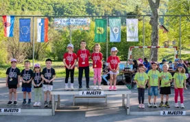 FOTO Dječjem vrtiću Bambi iz Ivanca prvo mjesto na Dječjim seoskim igrama vrtića