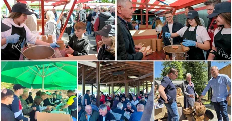 FOTO Lijepo vrijeme privuklo tisuće građana na druženje i prvomajski grah