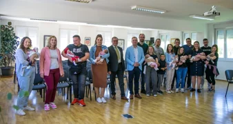 U Maruševcu održan prvi ovogodišnji prijem za roditelje novorođenih beba