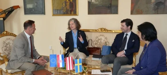 Bosilj ugostio Švedsku veleposlanicu, razgovorali o produbljivanju odnosa