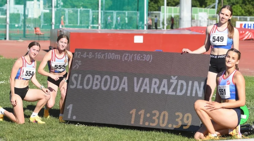 Povijesni rekord! Atletičarke Slobode srušile državni rekord, klubu 3 naslova prvaka
