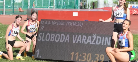 Povijesni rekord! Atletičarke Slobode srušile državni rekord, klubu 3 naslova prvaka