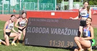 Povijesni rekord! Atletičarke Slobode srušile državni rekord, klubu 3 naslova prvaka