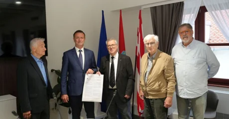 Gradonačelnik Bosilj i dožupanica Zagorec primili članove Akademije arhitektonske umjetnosti i znanosti Hrvatske