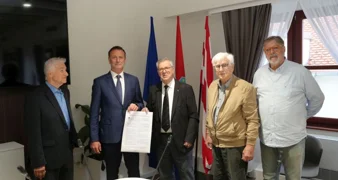 Gradonačelnik Bosilj i dožupanica Zagorec primili članove Akademije arhitektonske umjetnosti i znanosti Hrvatske