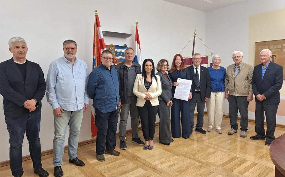 Gradonačelnik Bosilj i dožupanica Zagorec primili članove Akademije arhitektonske umjetnosti i znanosti Hrvatske