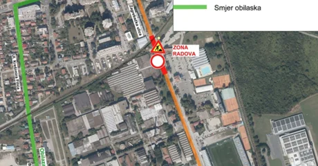 Zbog radova na sustavu odvodnje kod S-PARK-a preusmjerava se promet