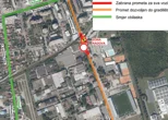 Zbog radova na sustavu odvodnje kod S-PARK-a preusmjerava se promet