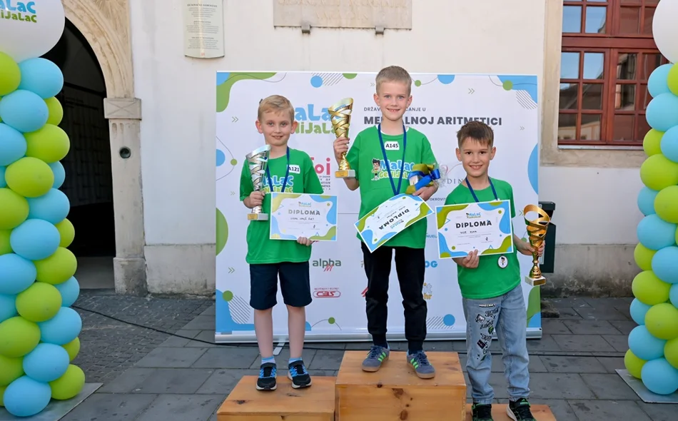 Varaždincima devet medalja na Držanom natjecanju iz mentalne aritmetike
