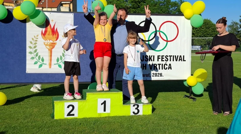 Ekipa &bdquo;Kikići&rdquo; Dječjeg vrtića Novi Marof pobjednik 22. Olimpijskog festivala dječjih vrtića Novi Marof 2026.