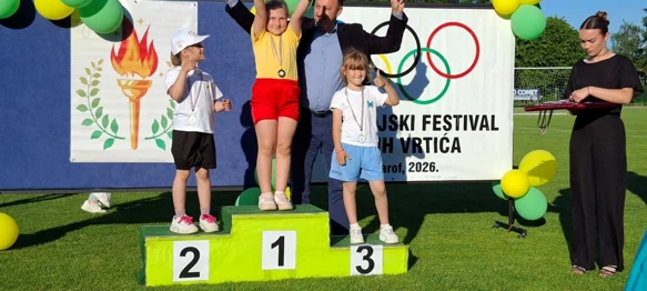 Ekipa &bdquo;Kikići&rdquo; Dječjeg vrtića Novi Marof pobjednik 22. Olimpijskog festivala dječjih vrtića Novi Marof 2026.