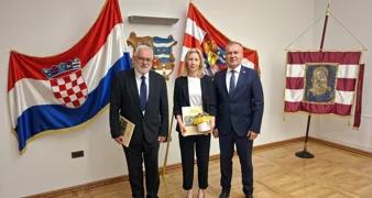 Župan priredio prijem za novoizabranu dekanicu FOI-a i dekana osječke Akademije za umjetnost i kulturu Davora Bobića
