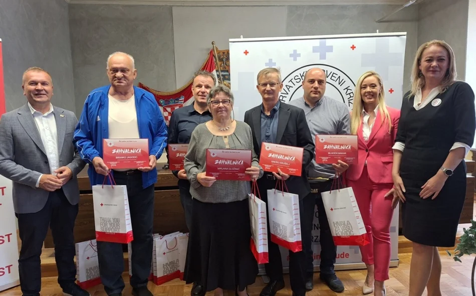 Varaždinska županija zahvalila dobrovoljnim darivateljima krvi što spašavaju živote