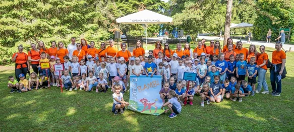 FOTO Mališani uživali u zabavnim igrama te učili o važnosti timskog rada i tolerancije