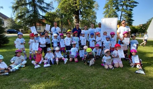 FOTO Više od 160 djece vrtićke i školske dobi svladalo vožnju na rolama
