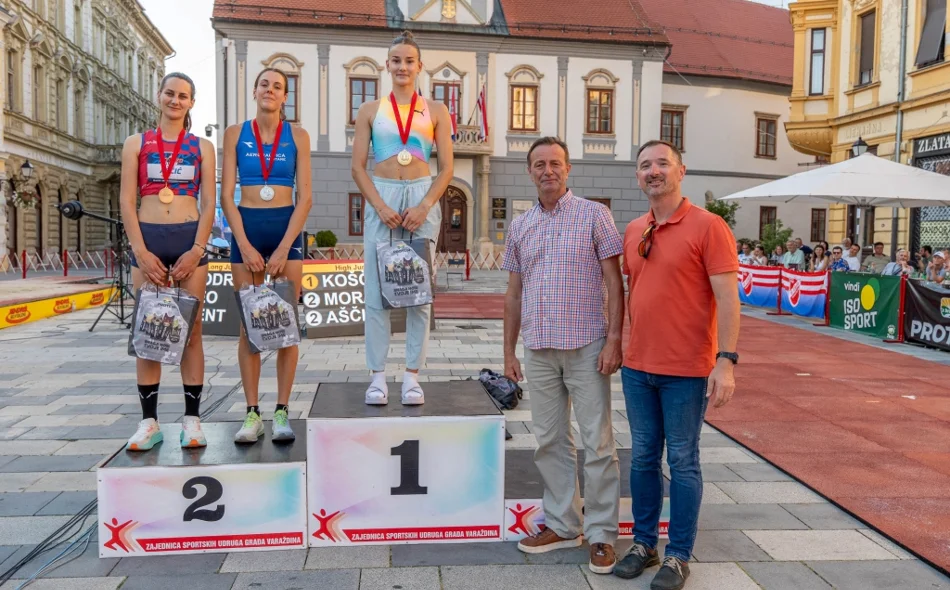 FOTO Jana Koščak i Klemen Modrijančić pobjednici atletskog spektakla "Korzo Jump 2026"