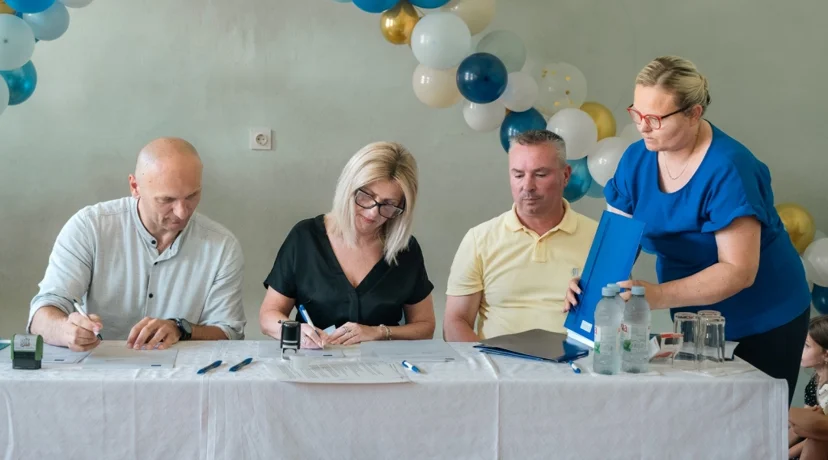 Učenici Područne škole Lovrečan dobivaju novu školsku sportsku dvoranu