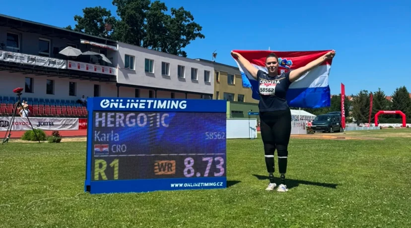 Varaždinska atletičarka Karla Hergotić postavila novi svjetski rekord u bacanju kugle