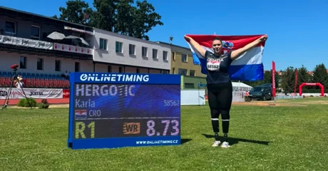 Varaždinska atletičarka Karla Hergotić postavila novi svjetski rekord u bacanju kugle