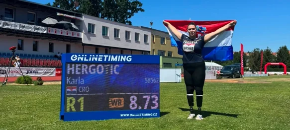 Varaždinska atletičarka Karla Hergotić postavila novi svjetski rekord u bacanju kugle