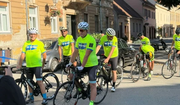 FOTO Iz Varaždina biciklima krenuli na put dug 850 kilometara
