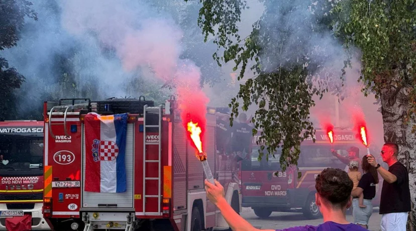 FOTO Novi Marof priredio svečani doček mladim vatrogascima