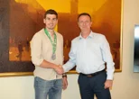 Bosilj održao prijem za srebrnog Enesa Garibovića