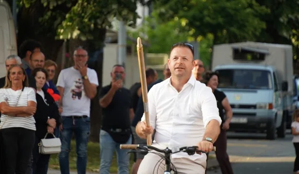 Josip Šincek na Vinskoj alci u sklopu Festivala graševine u Kutjevu / Foto: Požeški.hr