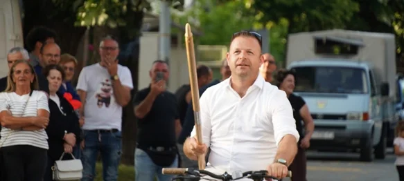 Josip Šincek na Vinskoj alci u sklopu Festivala graševine u Kutjevu / Foto: Požeški.hr