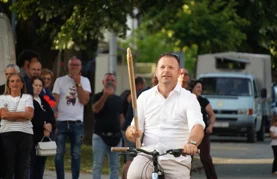 Josip Šincek na Vinskoj alci u sklopu Festivala graševine u Kutjevu / Foto: Požeški.hr