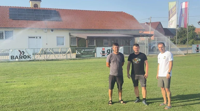 Završen projekt automatskog navodnjavanja nogometnog igrališta u Novakovcu&nbsp;