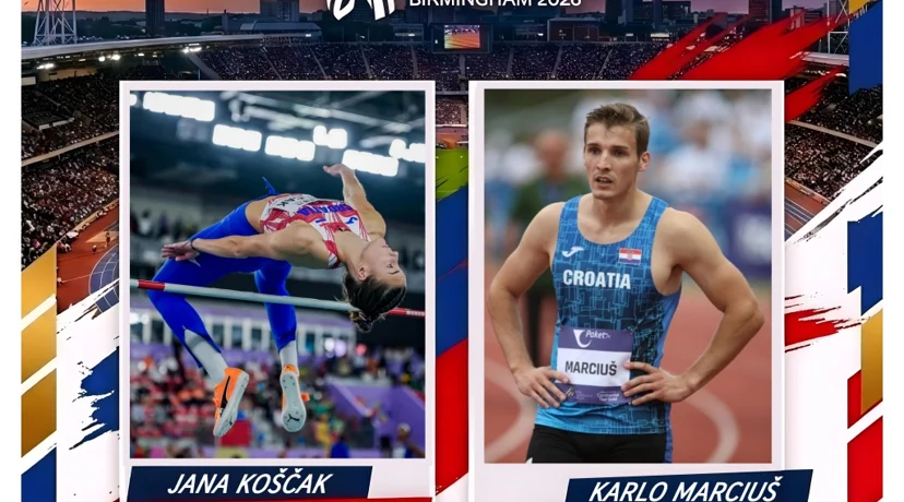 Ajmo, naši! Jana Koščak i Karlo Marciuš na Europskom prvenstvu u Birminghamu