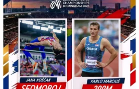 Ajmo, naši! Jana Koščak i Karlo Marciuš na Europskom prvenstvu u Birminghamu