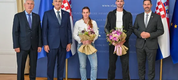 Nakon Ludbrega, europsku prvakinju Saru Kolak ugostio i premijer Plenković