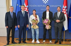 Nakon Ludbrega, europsku prvakinju Saru Kolak ugostio i premijer Plenković