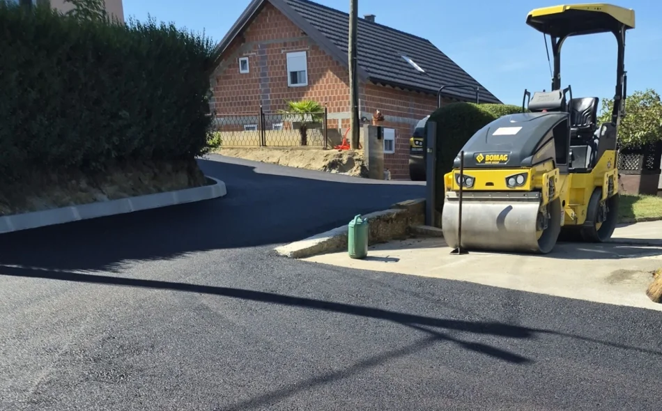 Pri kraju radovi na asfaltiranju ceste na Varaždin Bregu