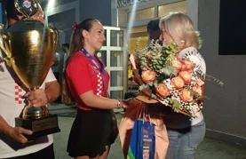 Brojni mještani, članovi kluba, načelnica i prijatelji dočekali europsku prvakinju Lorenu Horvat